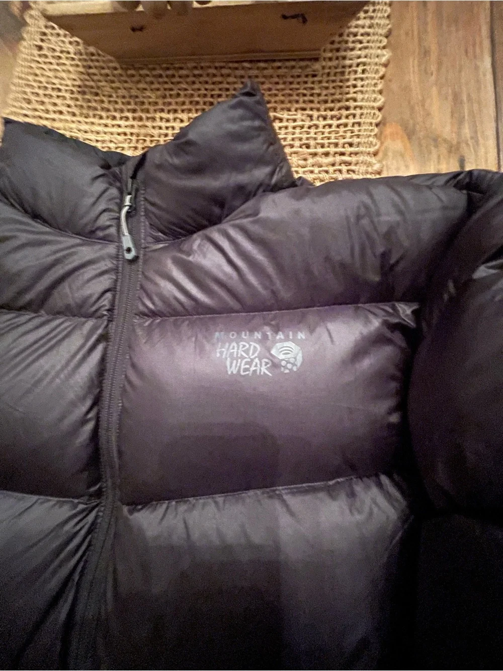 MOUNTAIN HARDWEAR Q-SHIELD 650 DOWN JACKET NWOT MENS XL BLACK THICK AWSOME - Picture 5 of 13